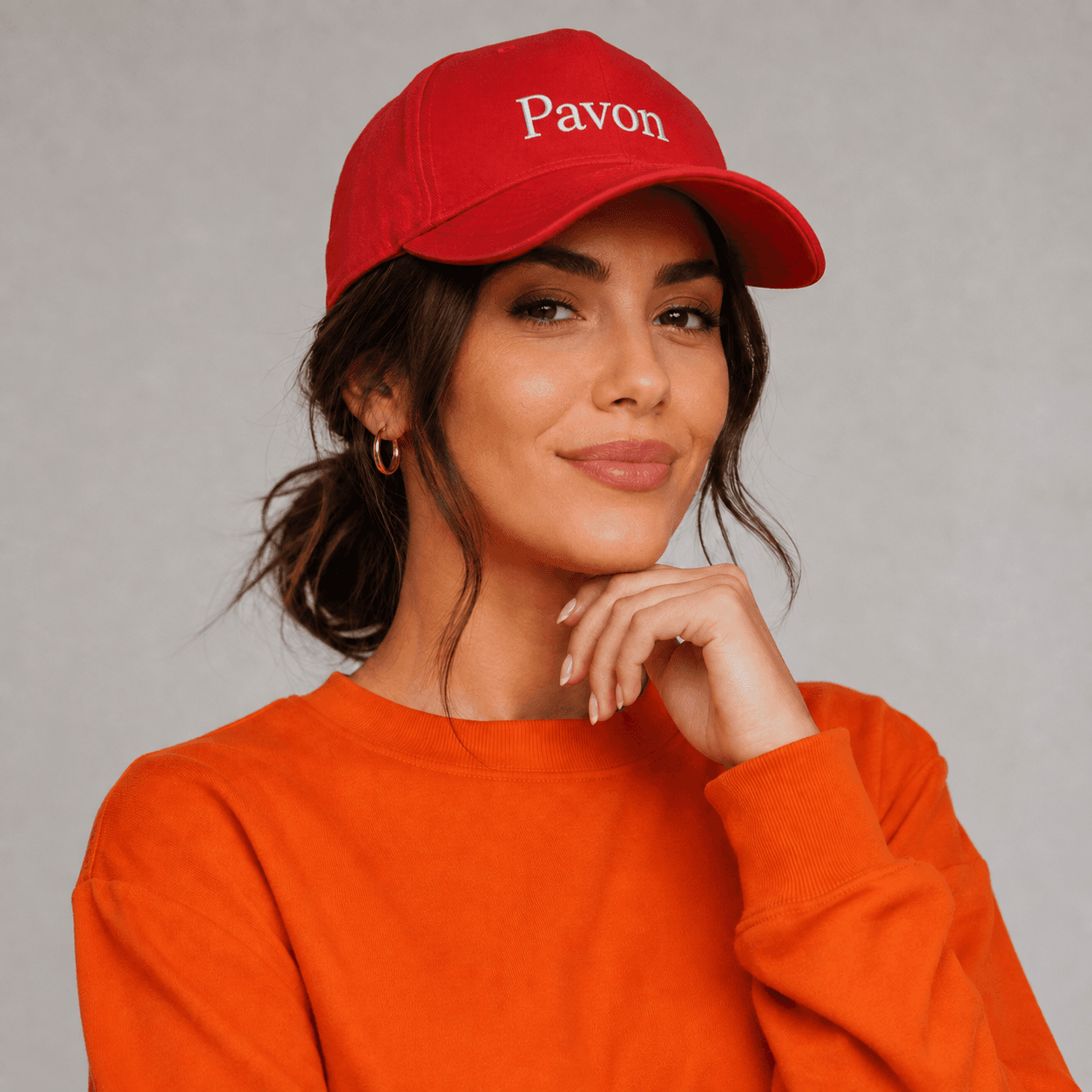 Real-estate agent in a red cap